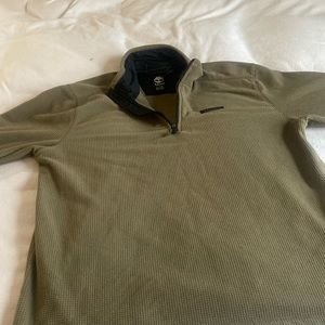 Timberland Quarter Zip pullover Men’s XL Army Green